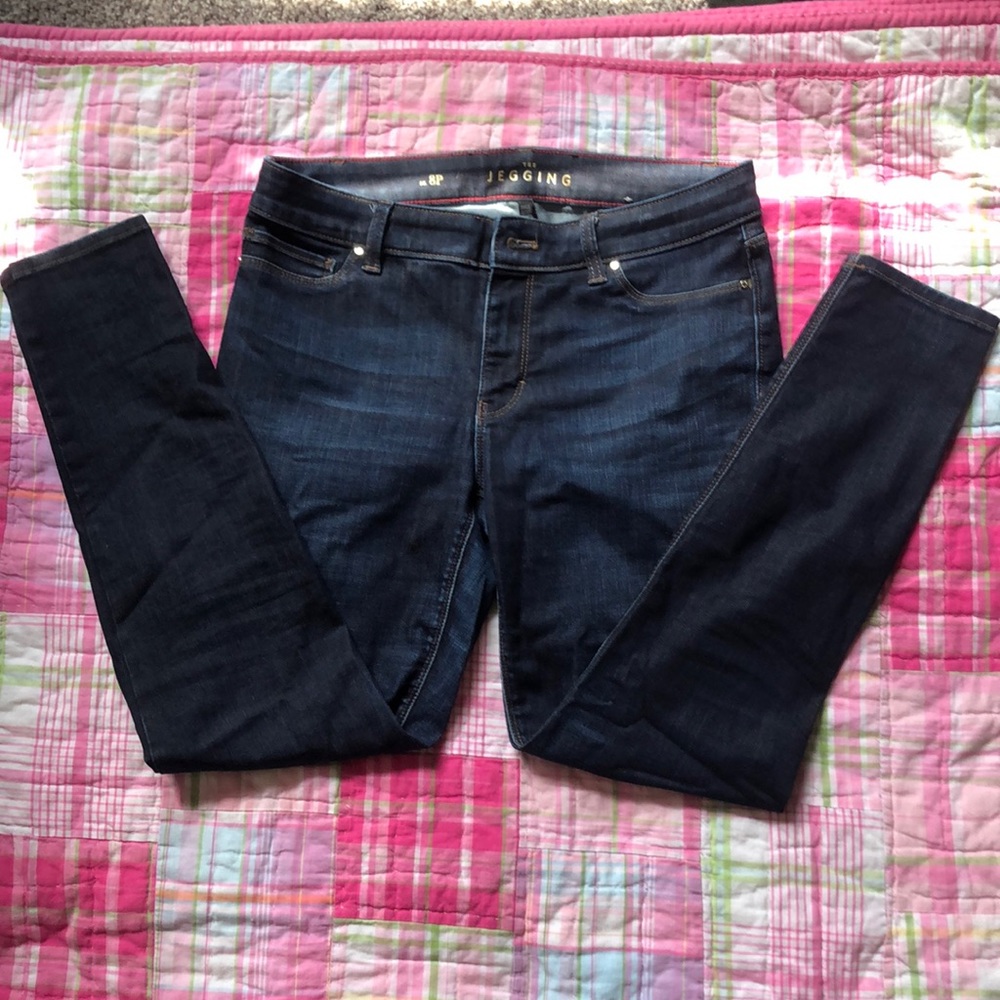 White House Black Market dark wash jeans